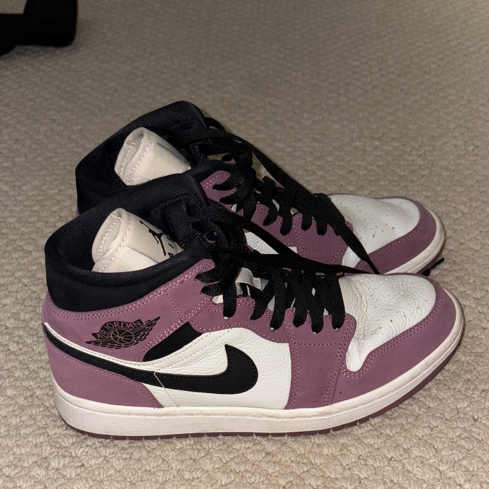 Nike Women's Air Jordan Sneakers - Black and Purple